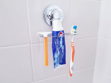 Toothbrush Holder Suction Cup -Stainless Steel 2 Slots